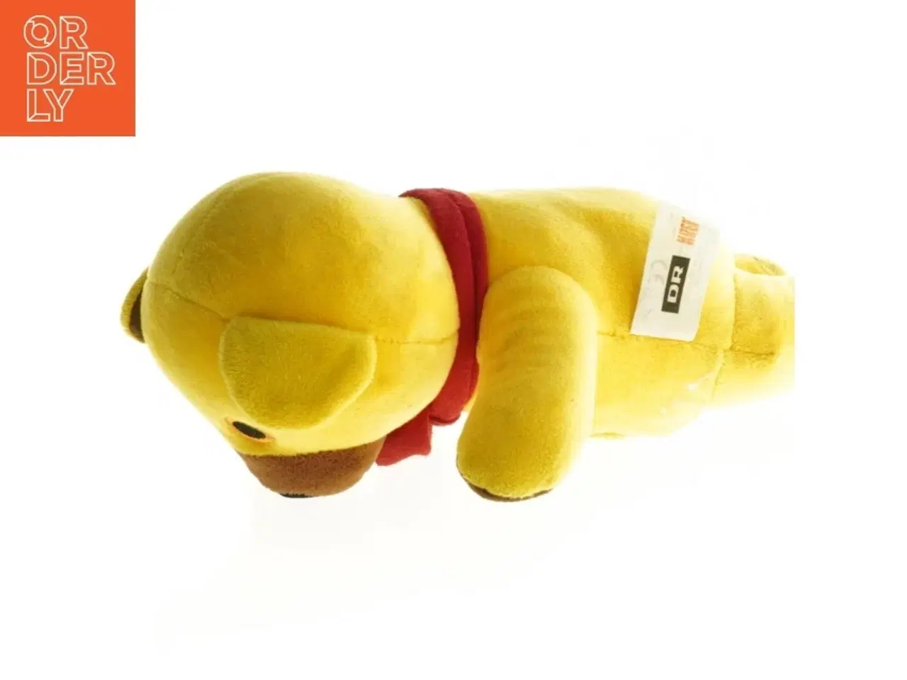 Billede 3 - Gul Plysbamse fra DR (str. 26 x 18 cm)
