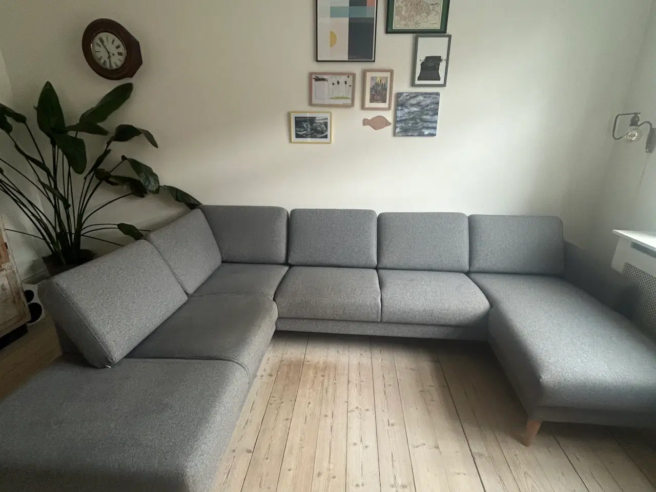 Billede 1 - Sofa med dobbelt chaiselong 