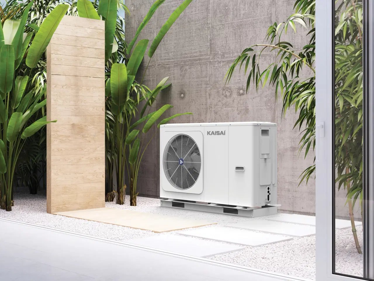 Billede 1 - Kaisai Varmepumpe luft/vand 10kW.