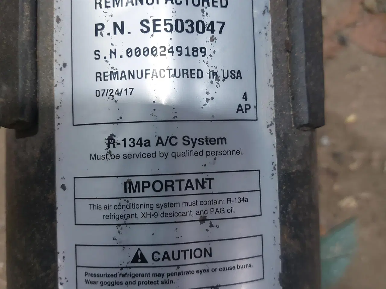 Billede 2 - AC pumpe til John Deere 