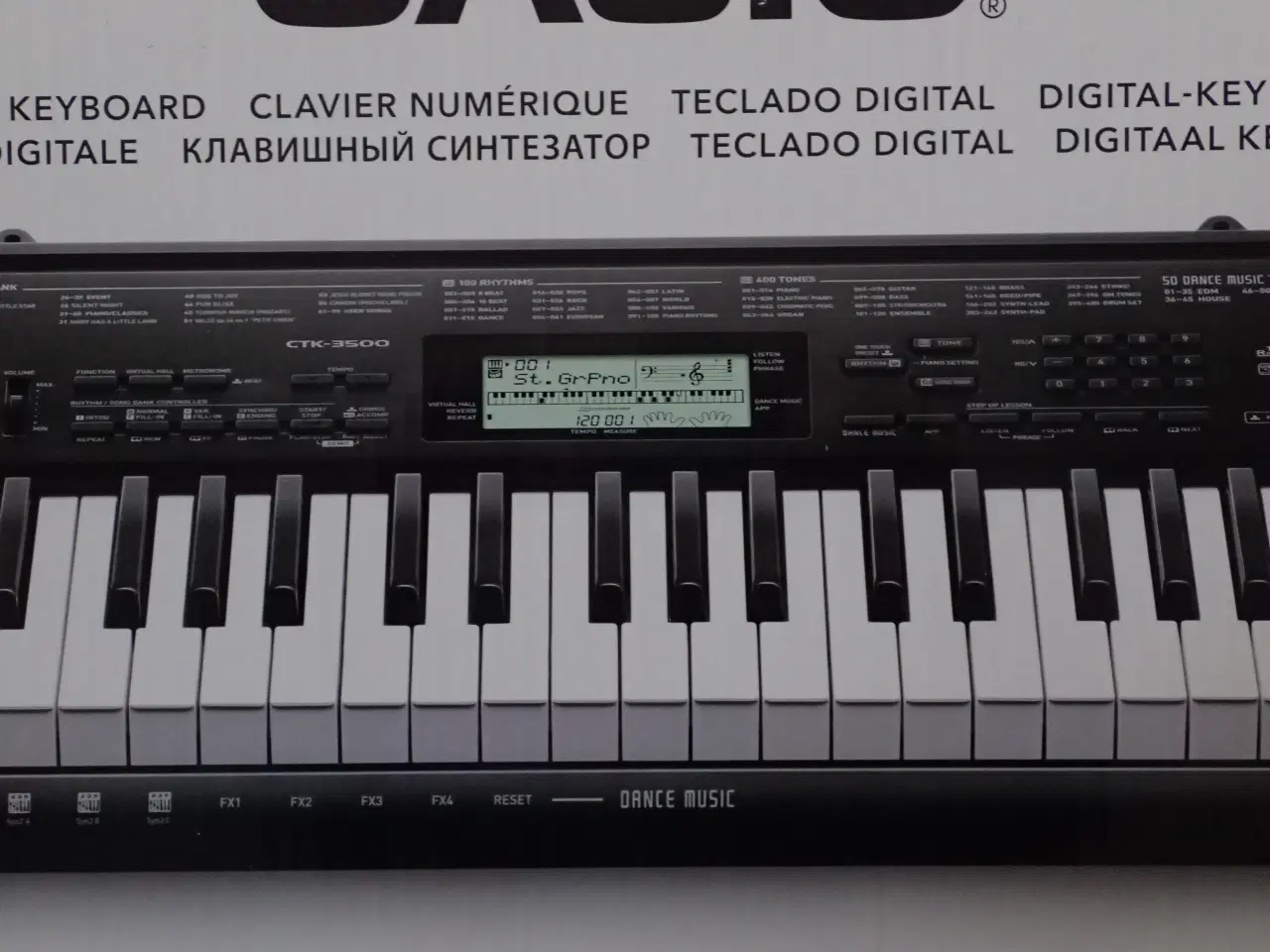 Billede 2 - Keyboard digital CASIO CTK-3500 ny.
