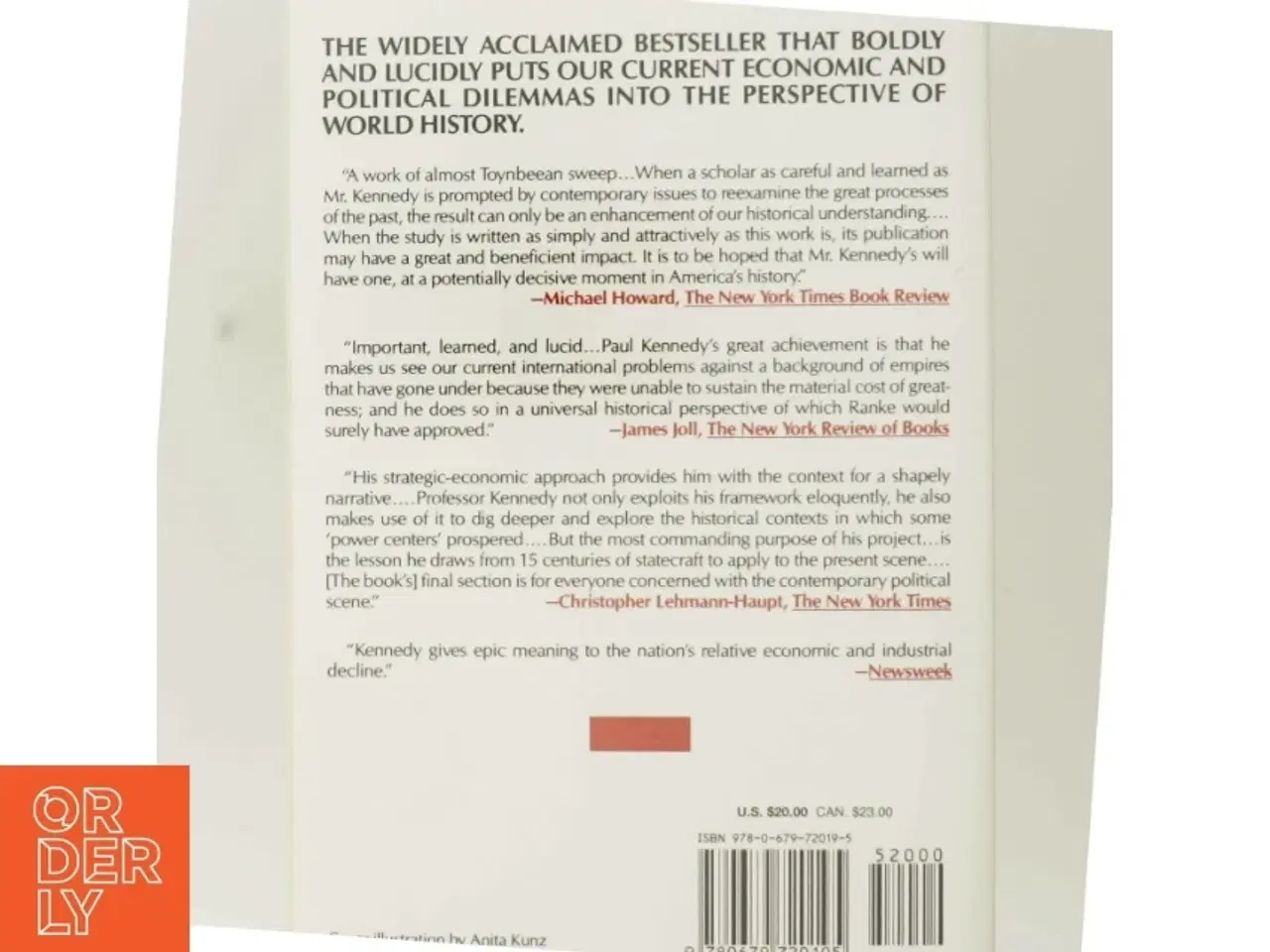 Billede 3 - The rise and fall of the great powers : economic change and military conflict from 1500 to 2000 af Paul M. Kennedy (f. 1945) (Bog)