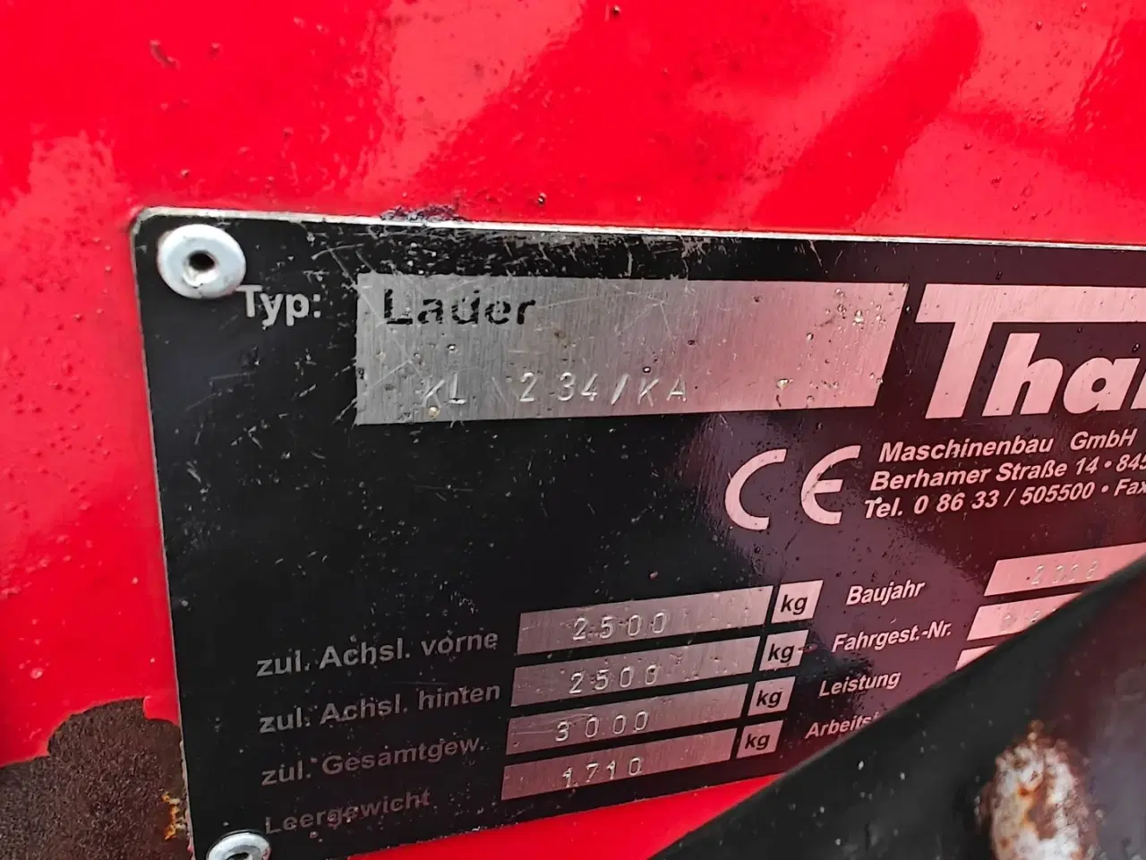 Billede 14 - Thaler KL 234/ Ka Skovl, pallegafler, siloklo medfølger