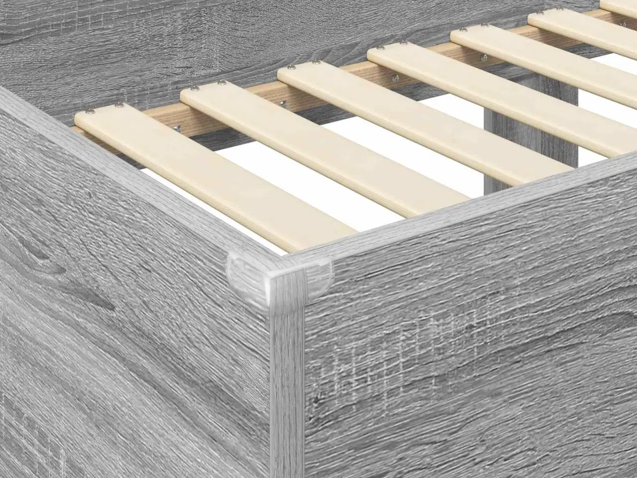 Billede 8 - Køjeseng til Børn Grå Sonoma 90 x 200 cm Konstrueret træ