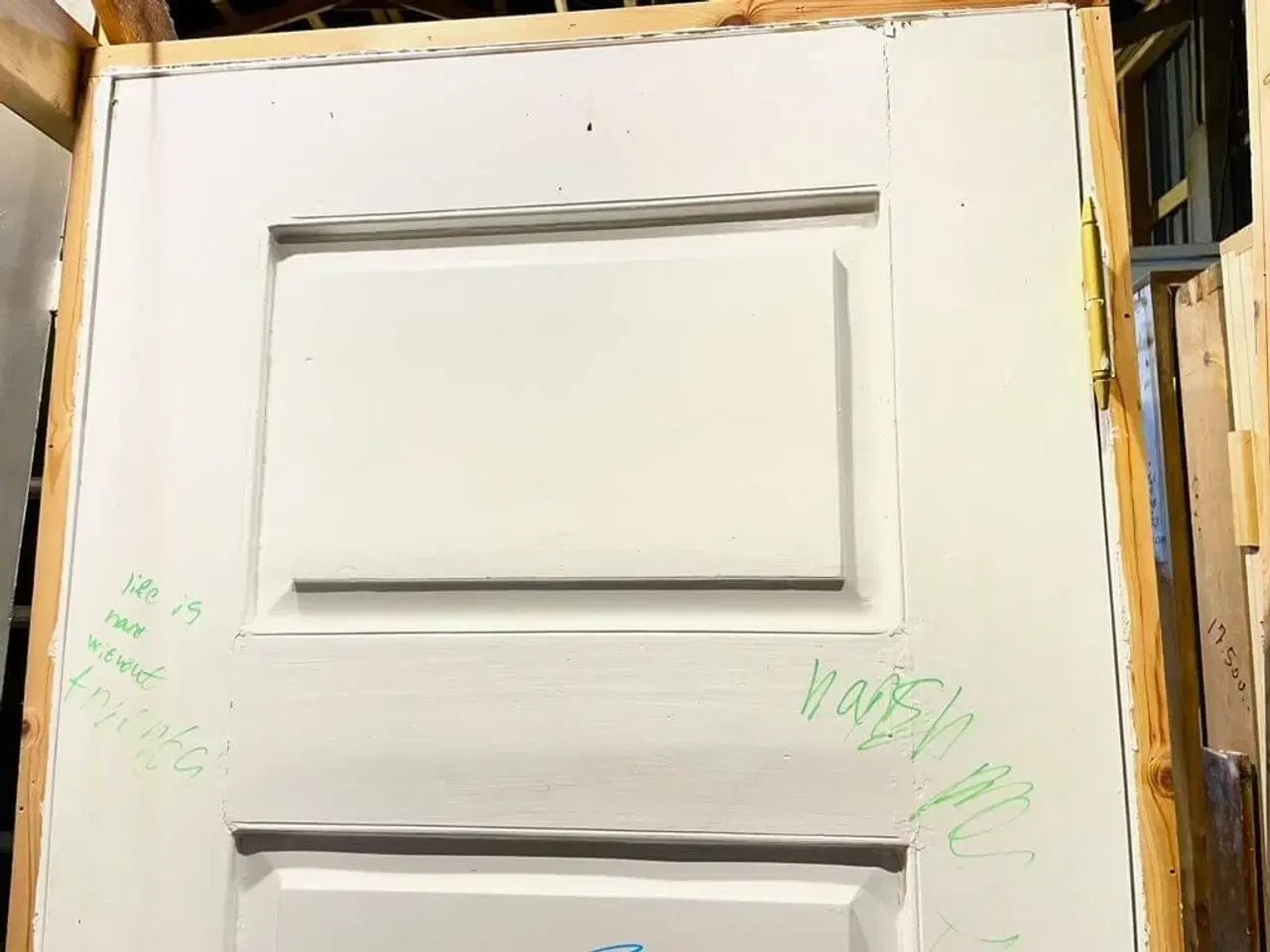 Billede 3 - Lav, klassisk bondehusdør m. nyere karm