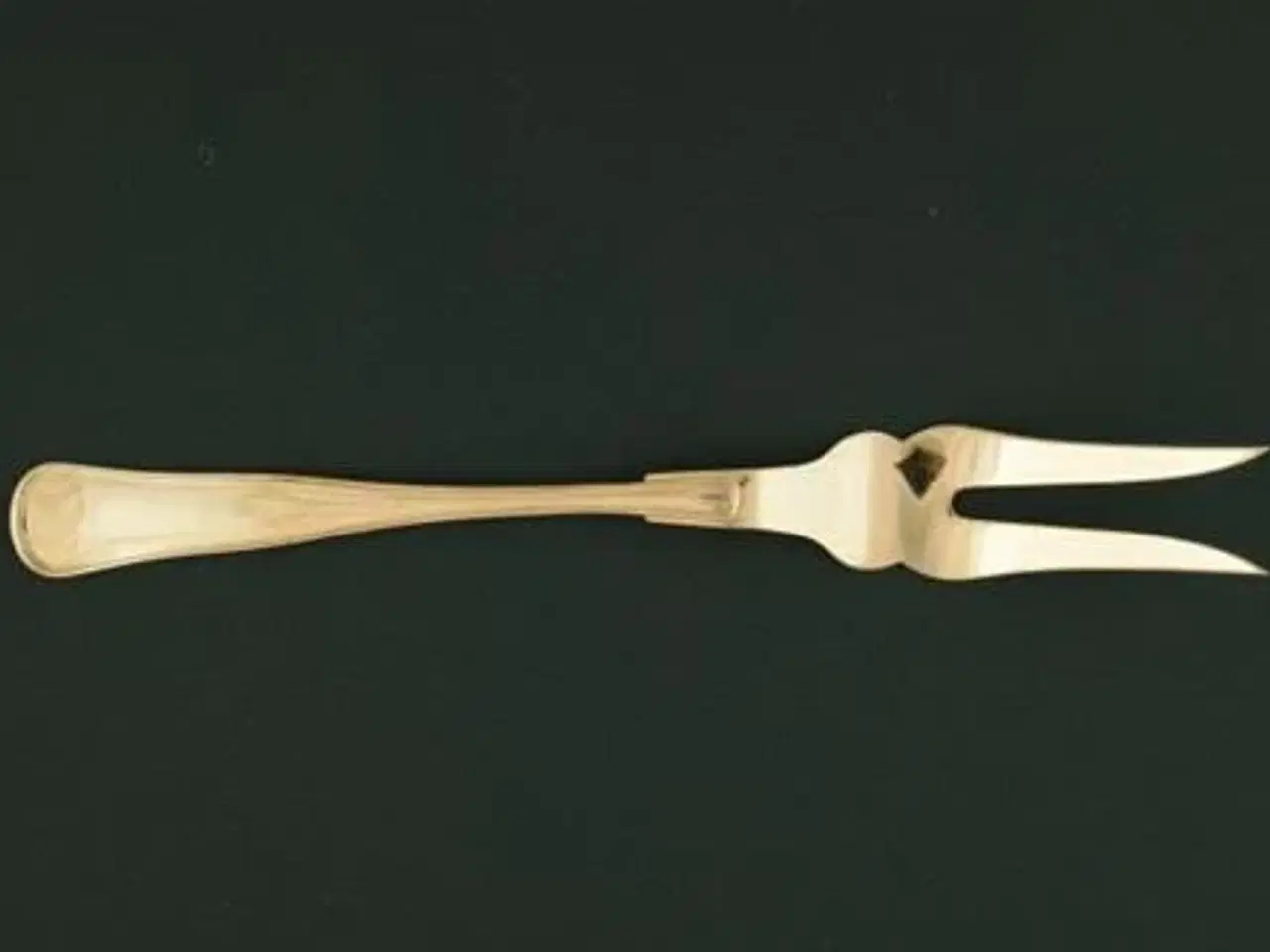 Billede 1 - Dobbeltriflet Stegegaffel, 23½ cm.