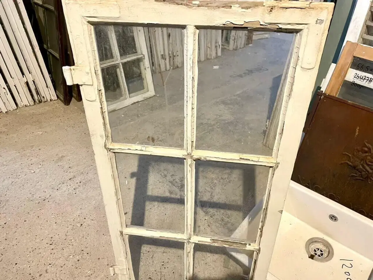 Billede 3 - 6-ruders vinduesramme i kernetræ