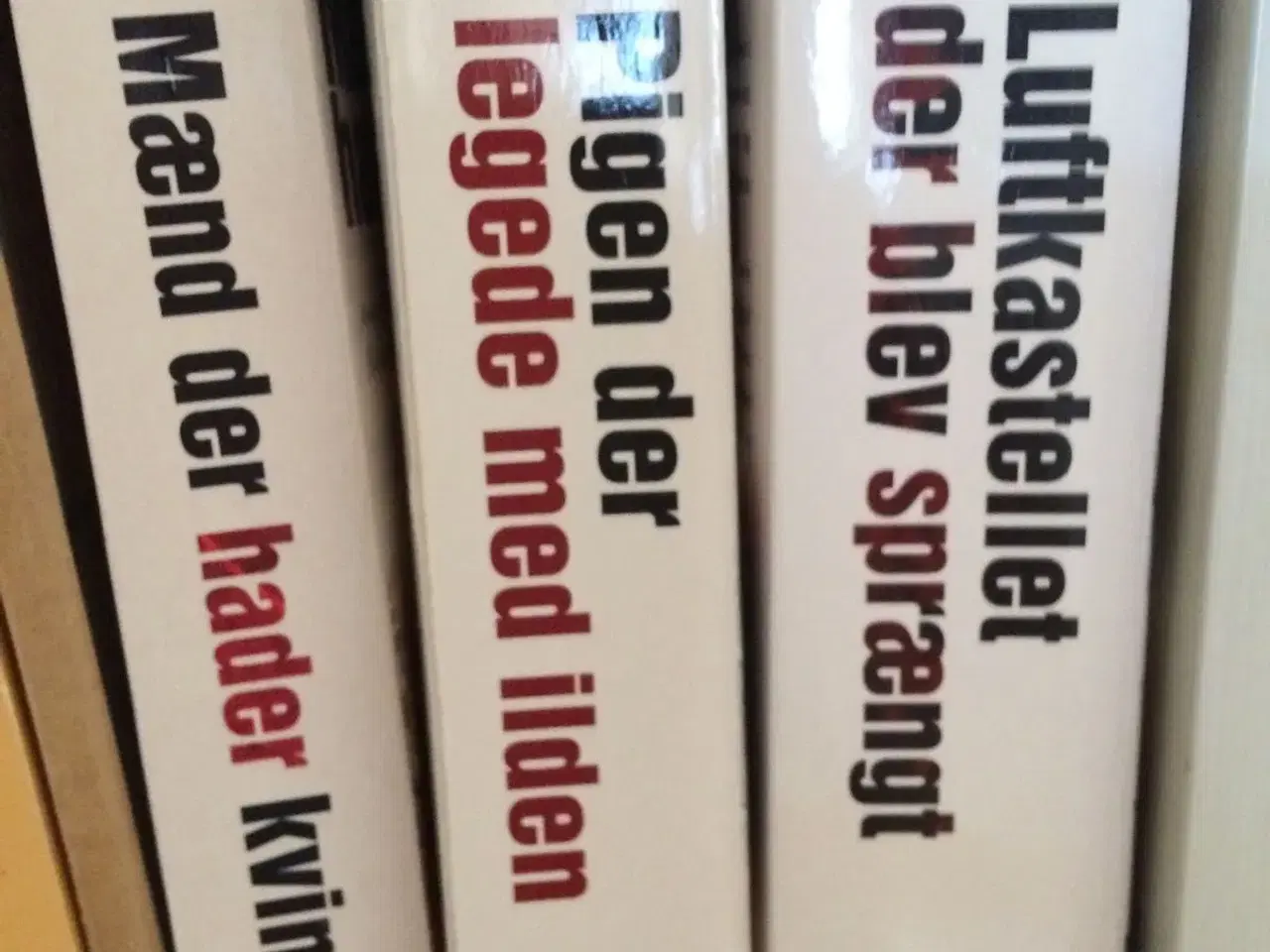 Billede 1 - Stieg Larsson bøger