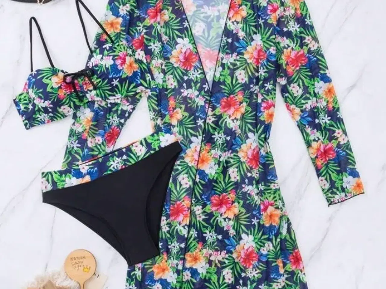 Billede 3 - Bikini sæt med kimono