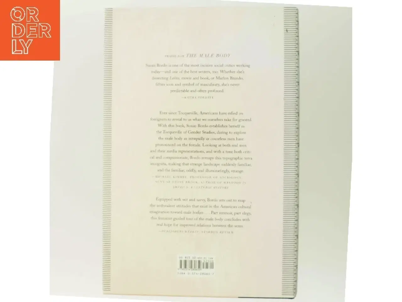 Billede 3 - The male body : a new look at men in public and in private af Susan Bordo (Bog)