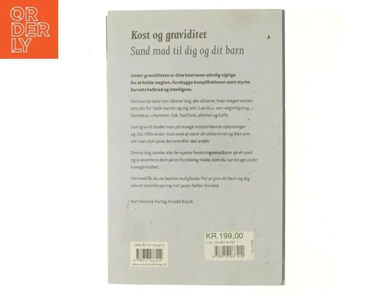Billede 3 - Kost & graviditet af Jerk W. Langer (Bog)