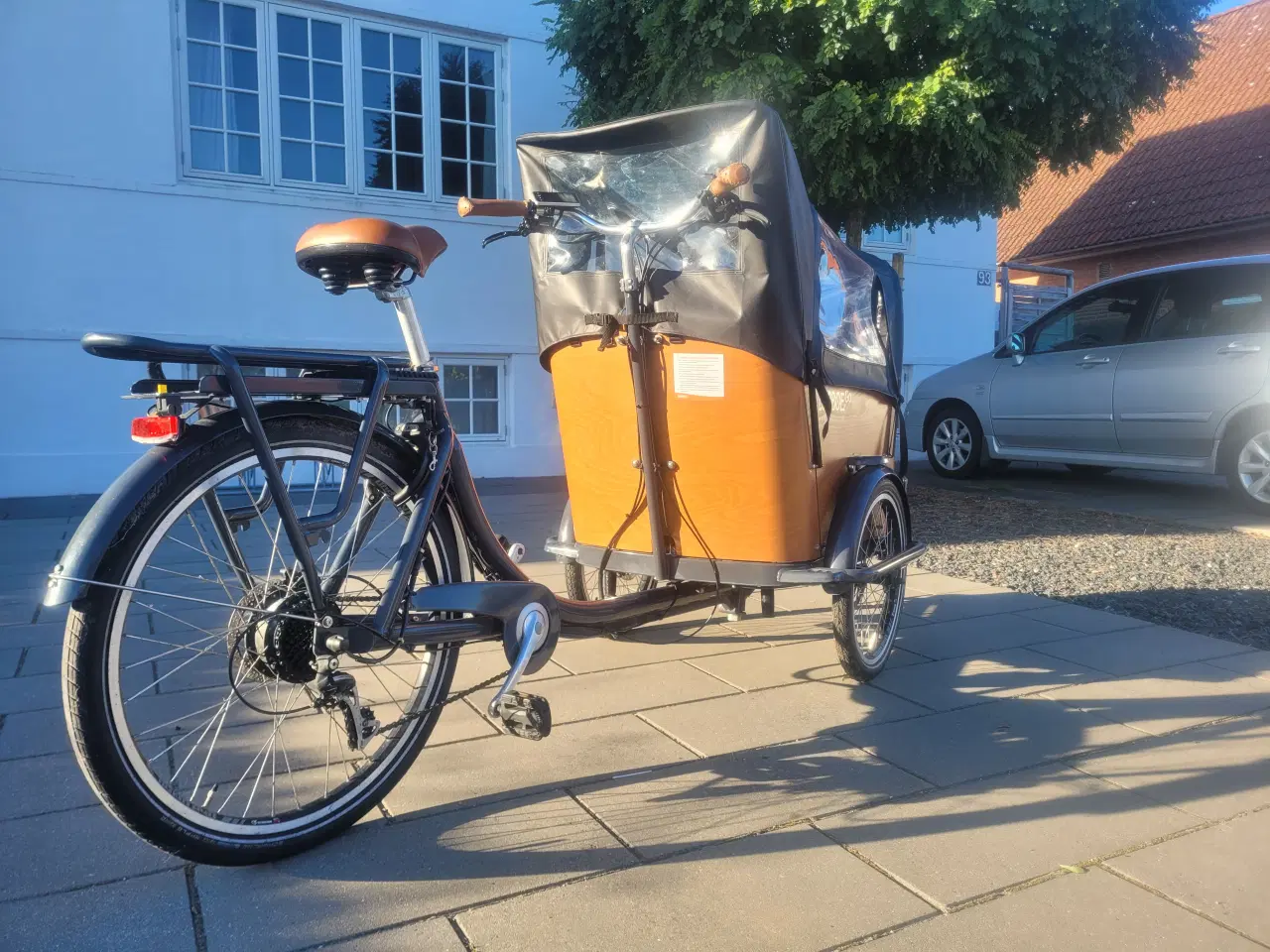 Billede 3 - Flot Babboe E-Go ladcykel fra nov. 2020 m. elmotor