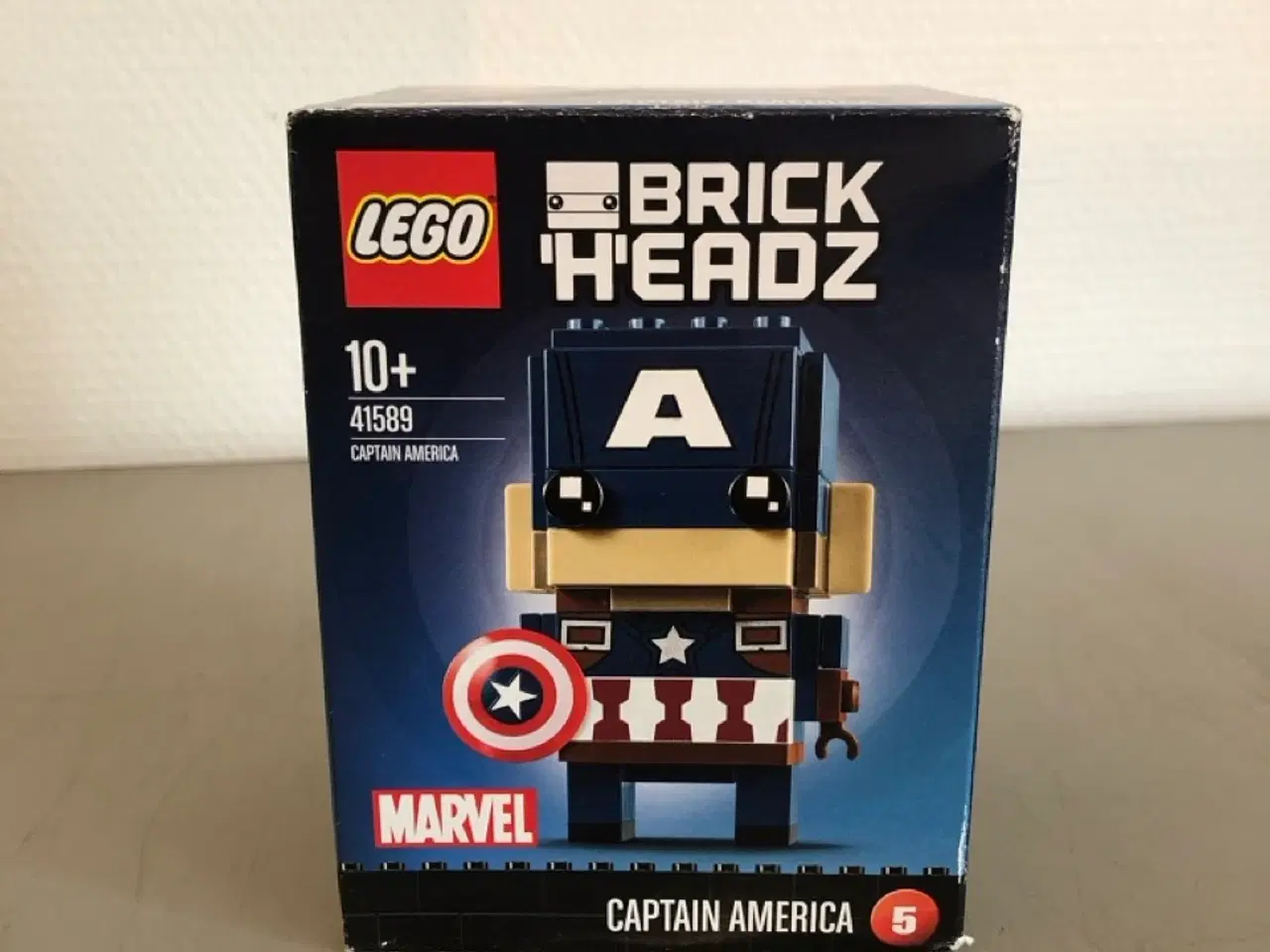 Billede 1 - LEGO BrickHeadz 41589 Captain America Uåbnet