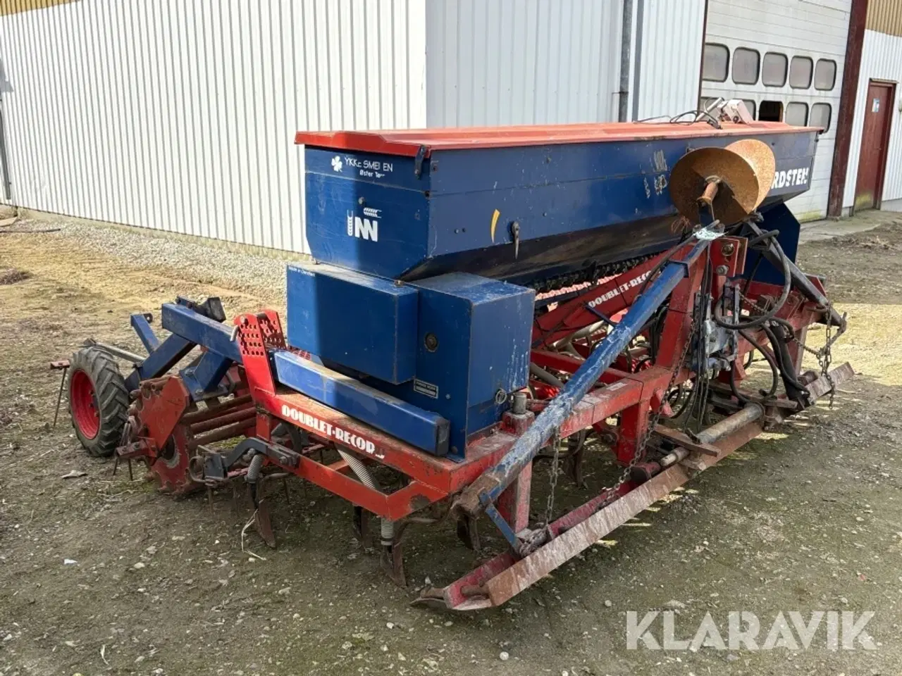 Billede 7 - Såmaskine Nordsteen Kulti-Seeder med dobbelt-Record såbedsharve