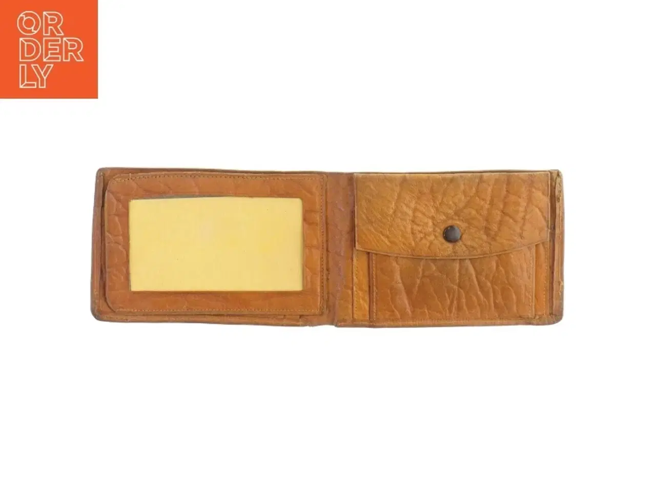 Billede 1 - Læderpung (str. 14,5x9,5 cm)