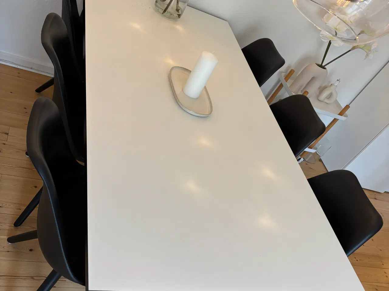 Billede 2 - Single spisebord inkl. 2 tillægsplader