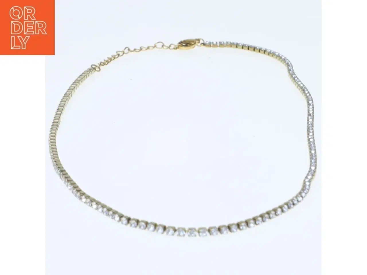 Billede 1 - guldkæde med vedhæng (str. 42 cm)