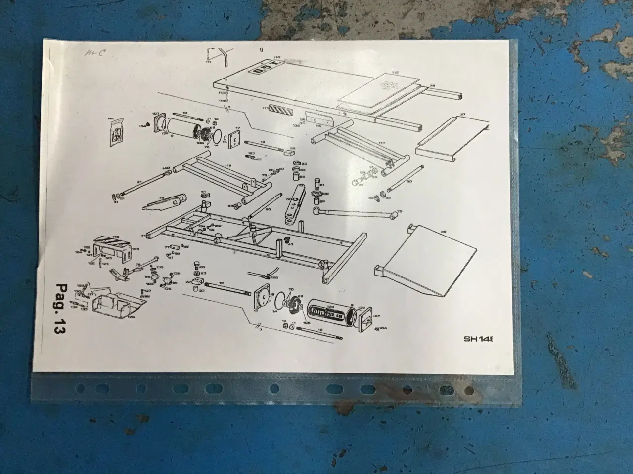 Billede 3 - Faip professionel pneumatik mc lift