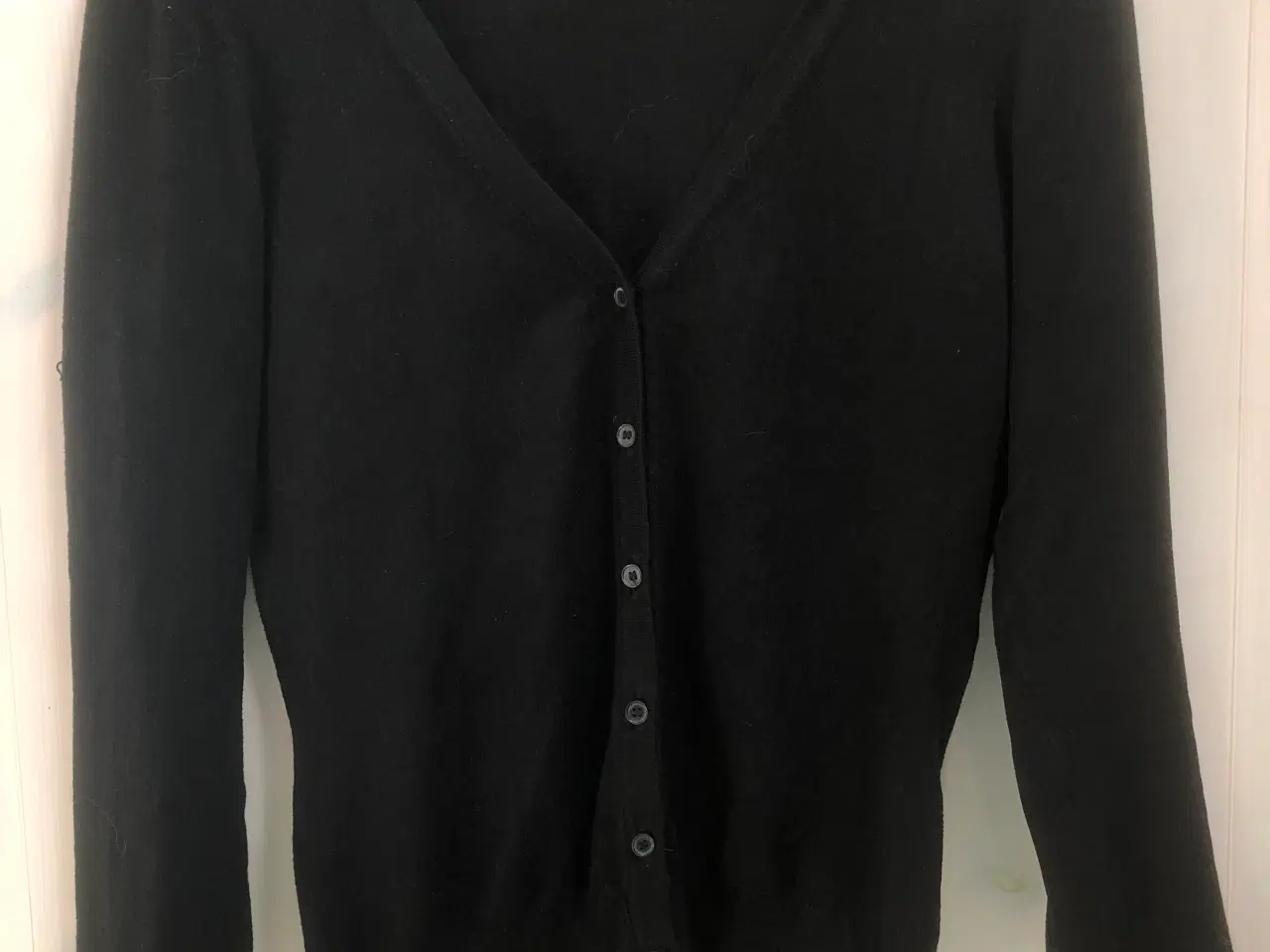 Billede 1 - Sort basis cardigan 