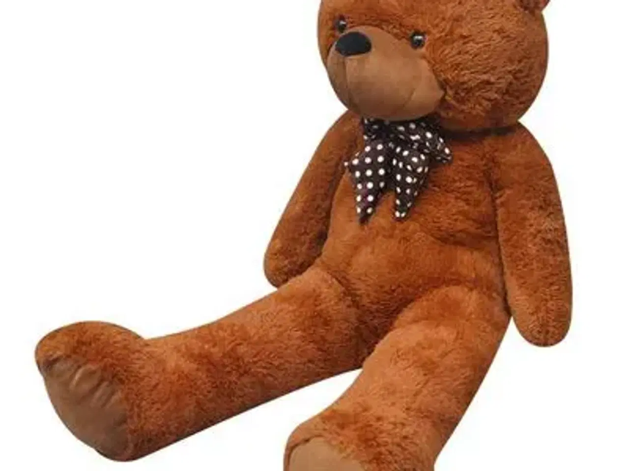 Billede 1 - vidaXL XXL blød plysbamse brun 85 cm