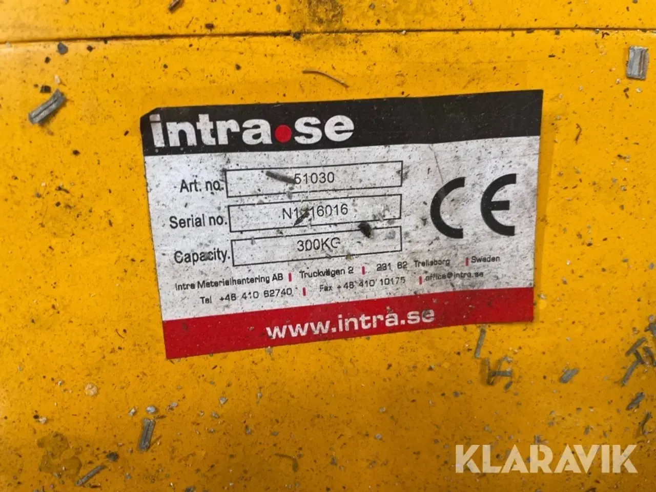 Billede 12 - Løftebord Intrase