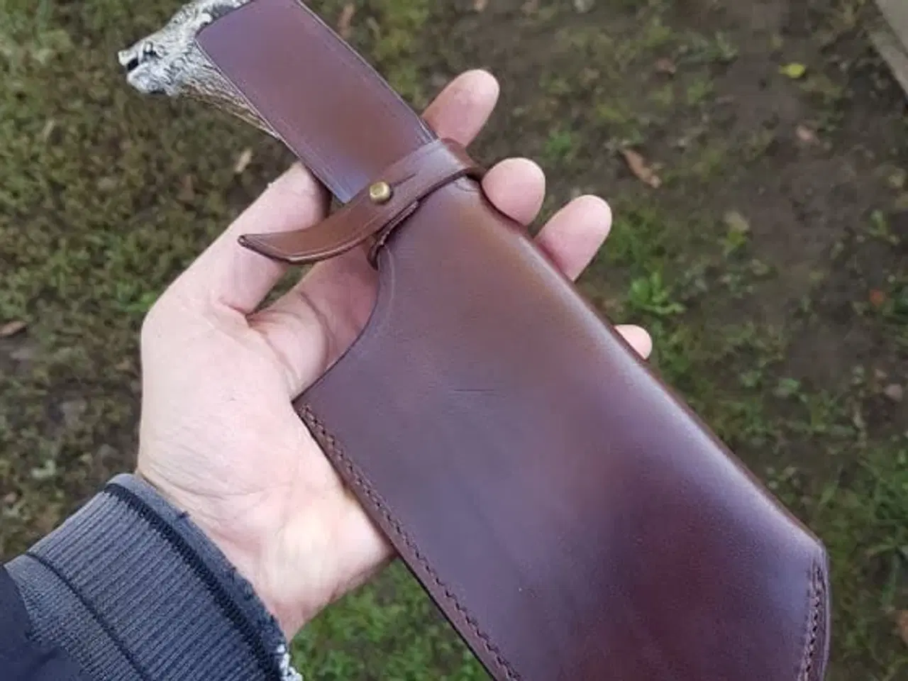 Billede 5 - Samlerobjekt! Håndsmedet kniv i N690-stål