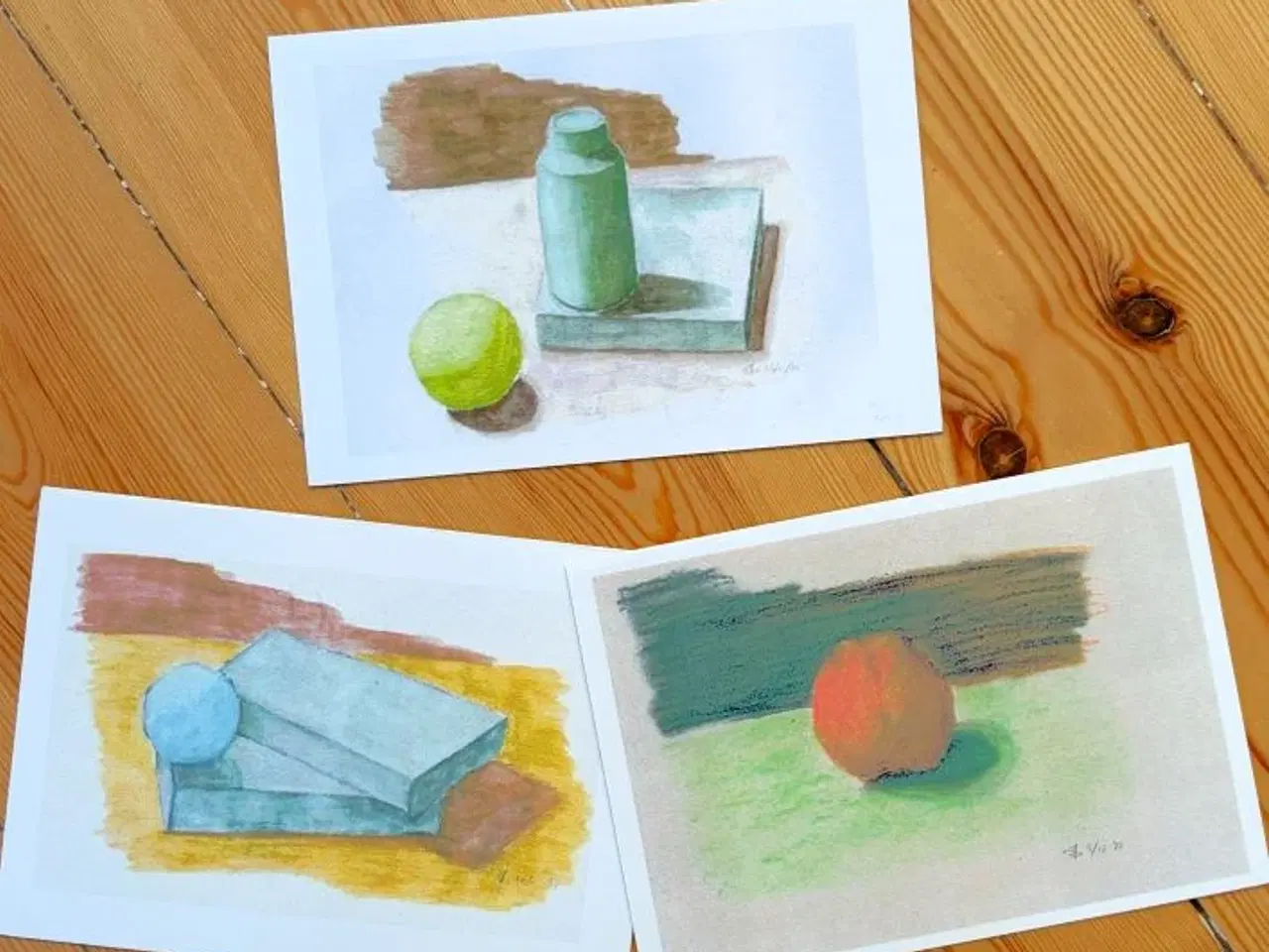 Billede 2 - 7 kort med matchende kuverter - kunstnerkort