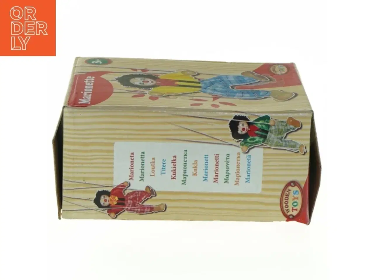 Billede 4 - Marionetdukke med tilhørende kasse (str. Længde af dukke. 20 cm)