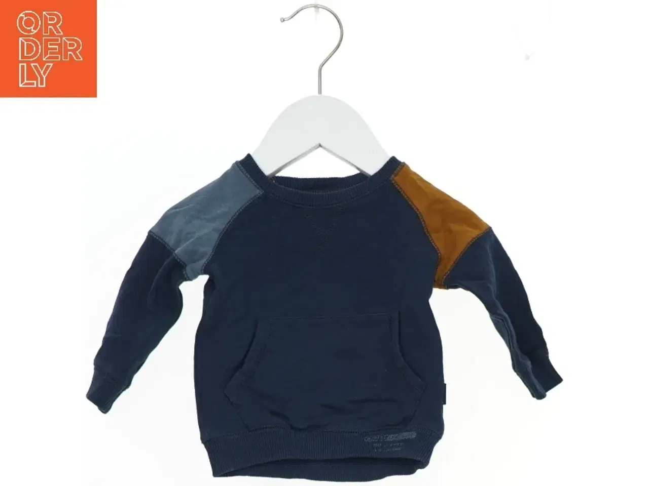 Billede 1 - Børne sweatshirt med kontrastærmer fra Noppies (str. 62)