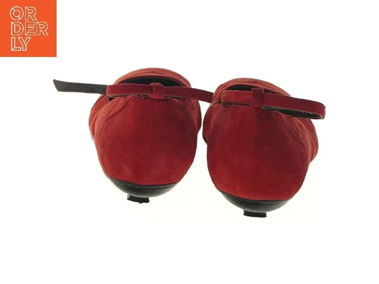 Billede 5 - Røde ruskindsko med rem fra billi bi (str. 37 )