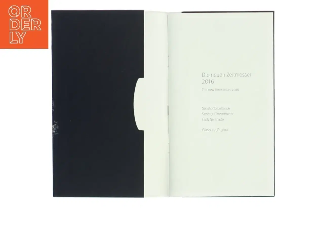 Billede 2 - Reklamebrochure for ure fra Glashütte Original