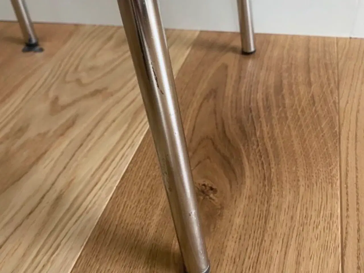 Billede 3 - Taburet med lædersæde