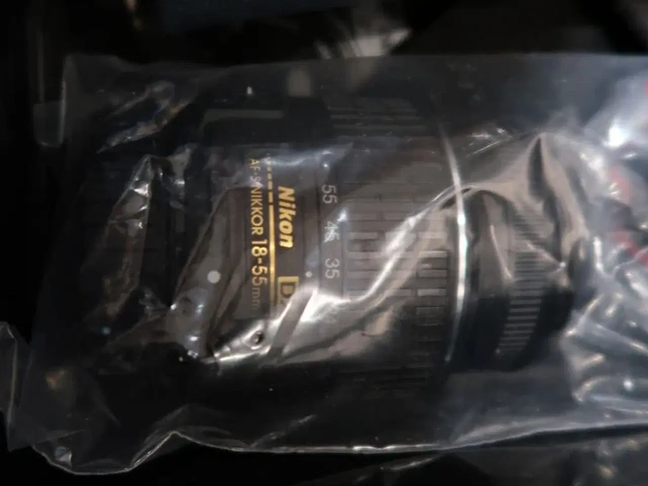 Billede 3 - Kasse med div. Objektiver bl.a. NIKON 18-55mm m.m.