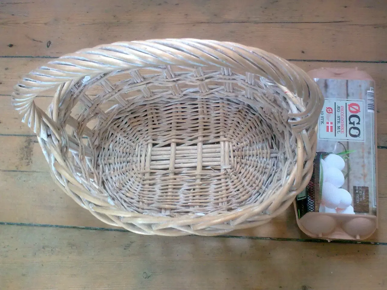 Billede 1 - Pileflet hank kurv 