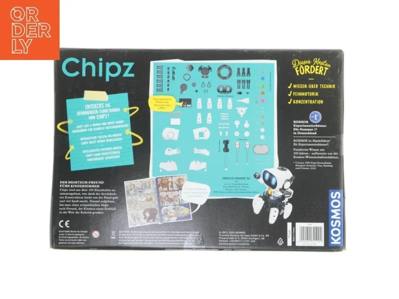 Billede 3 - Chipz intelligent robot legetøjsæt fra Kosmos (str. 42x30 cm)