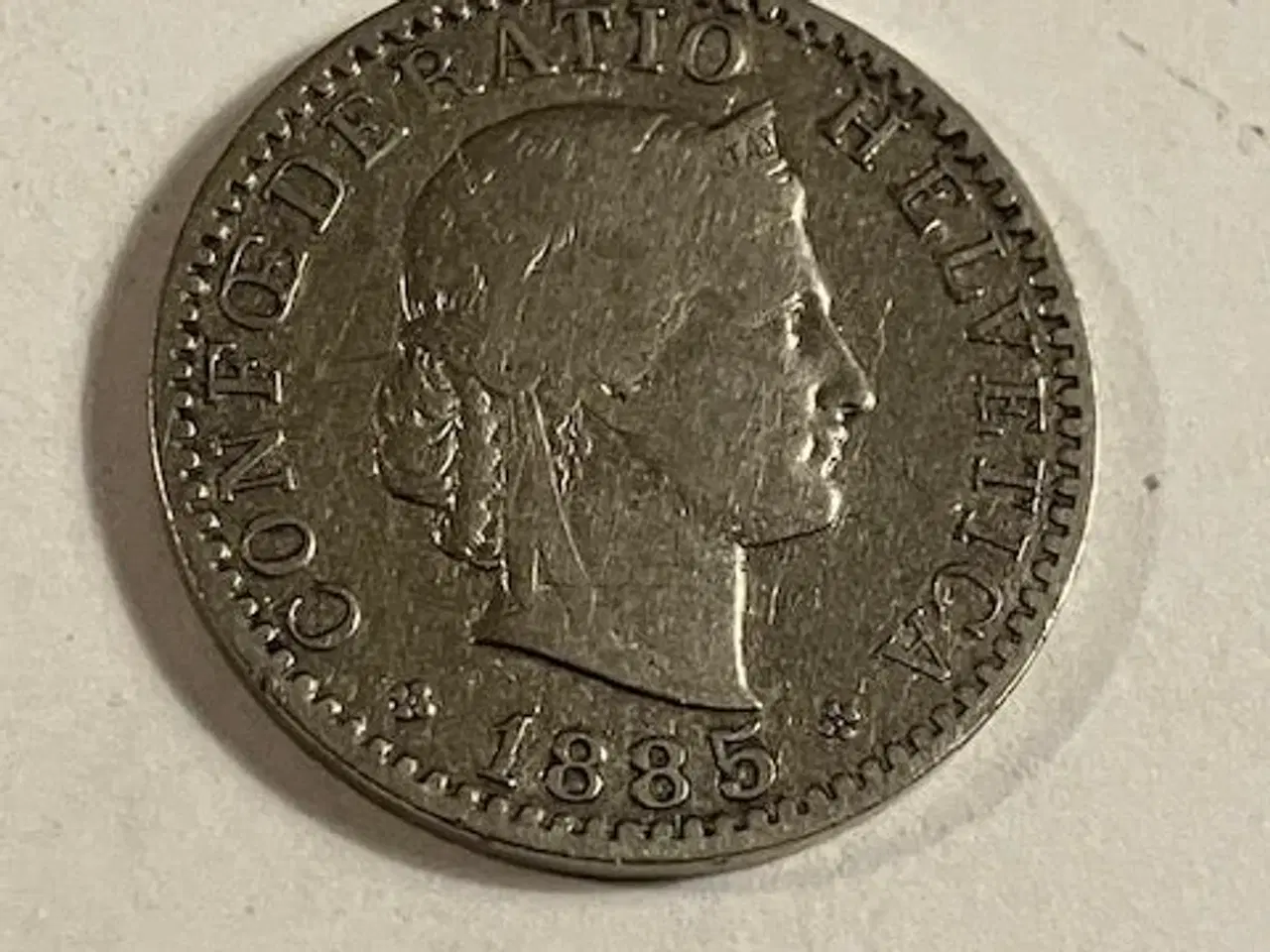 Billede 1 - 20 Rappen Switzerland 1885