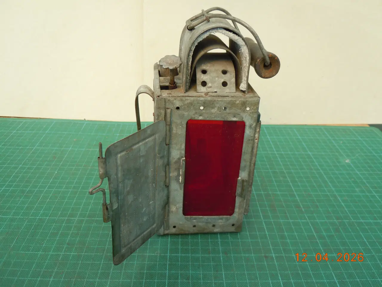 Billede 4 - Togførerlygte til karbid, meget fin stand.