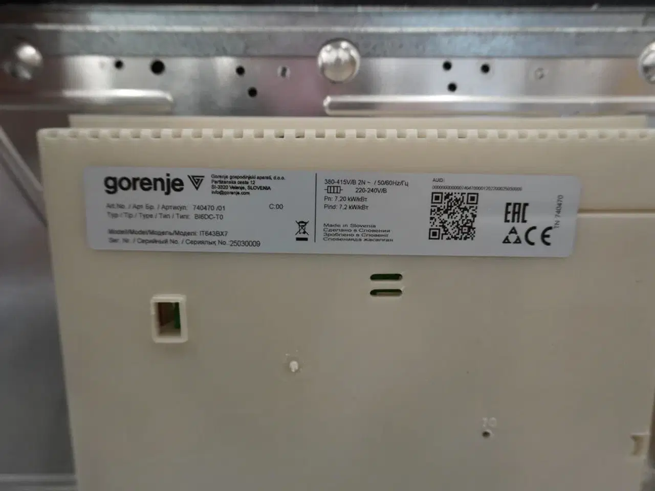 Billede 2 - Induktions kogeplade GORENJE BI6DC-T0
