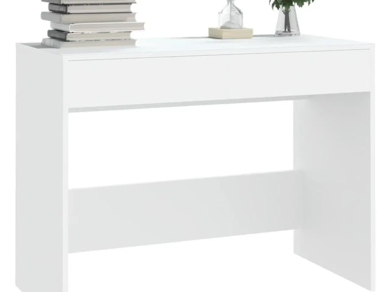 Billede 4 - Skrivebord 101x50x76,5 cm spånplade hvid