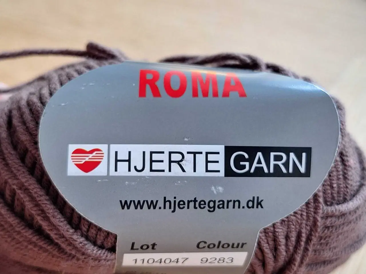 Billede 1 - Hjertegarn Roma 