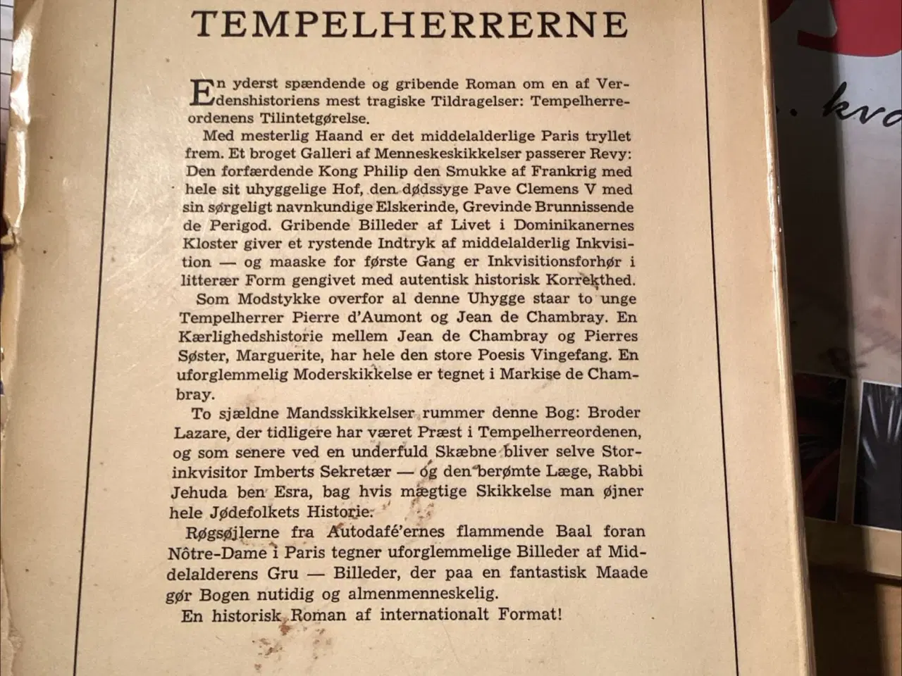 Billede 3 - Aage Barfoed, Tempelherrerne