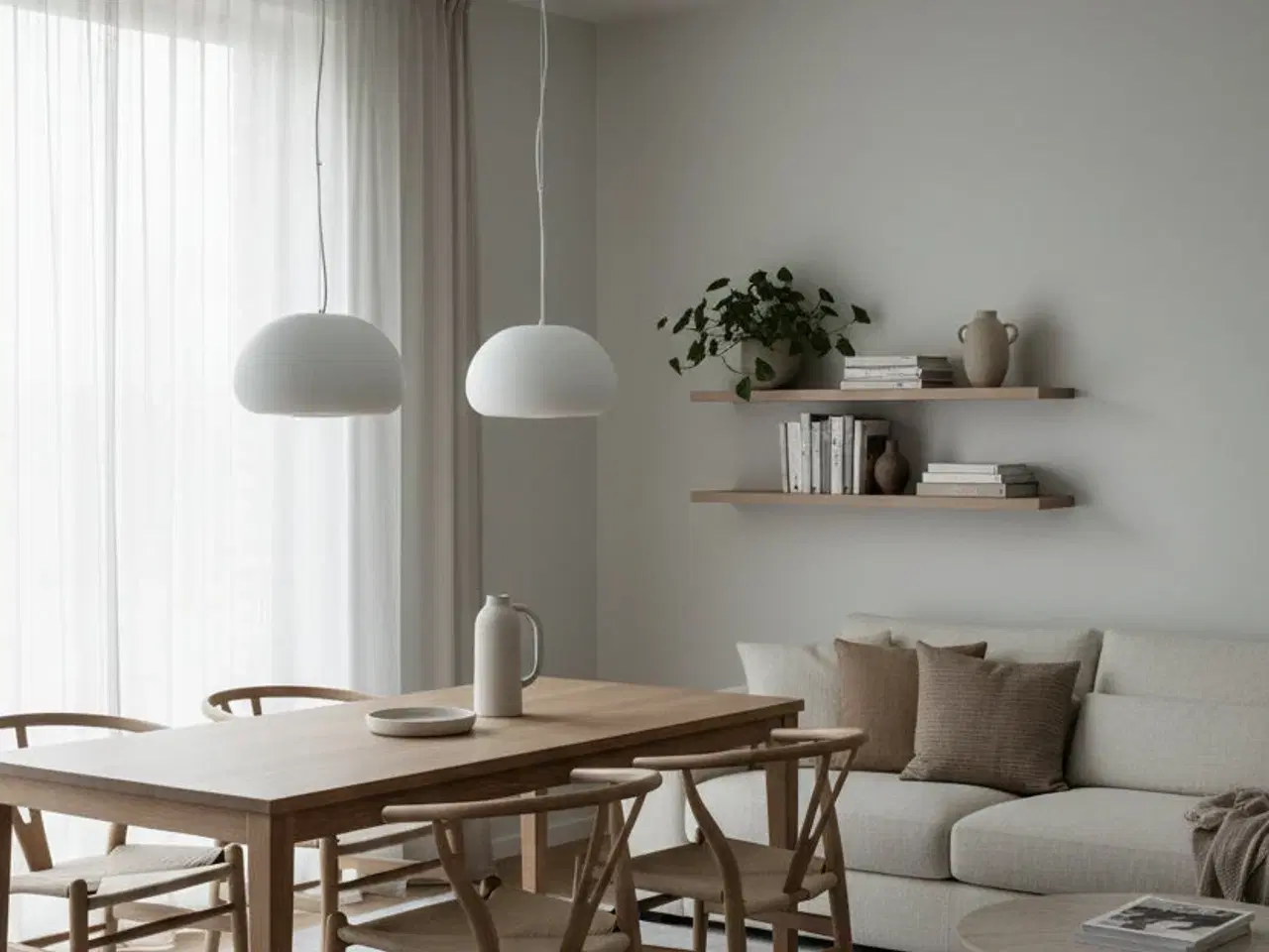 Billede 2 - Muuto Fluid Pendel – Hvid Ø23 cm