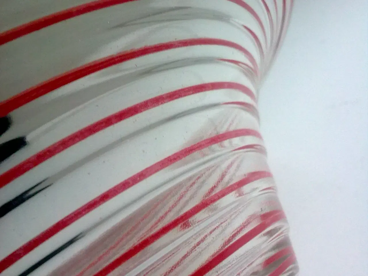 Billede 12 - Broksø DANMARK rød grå glas asiet & skåle