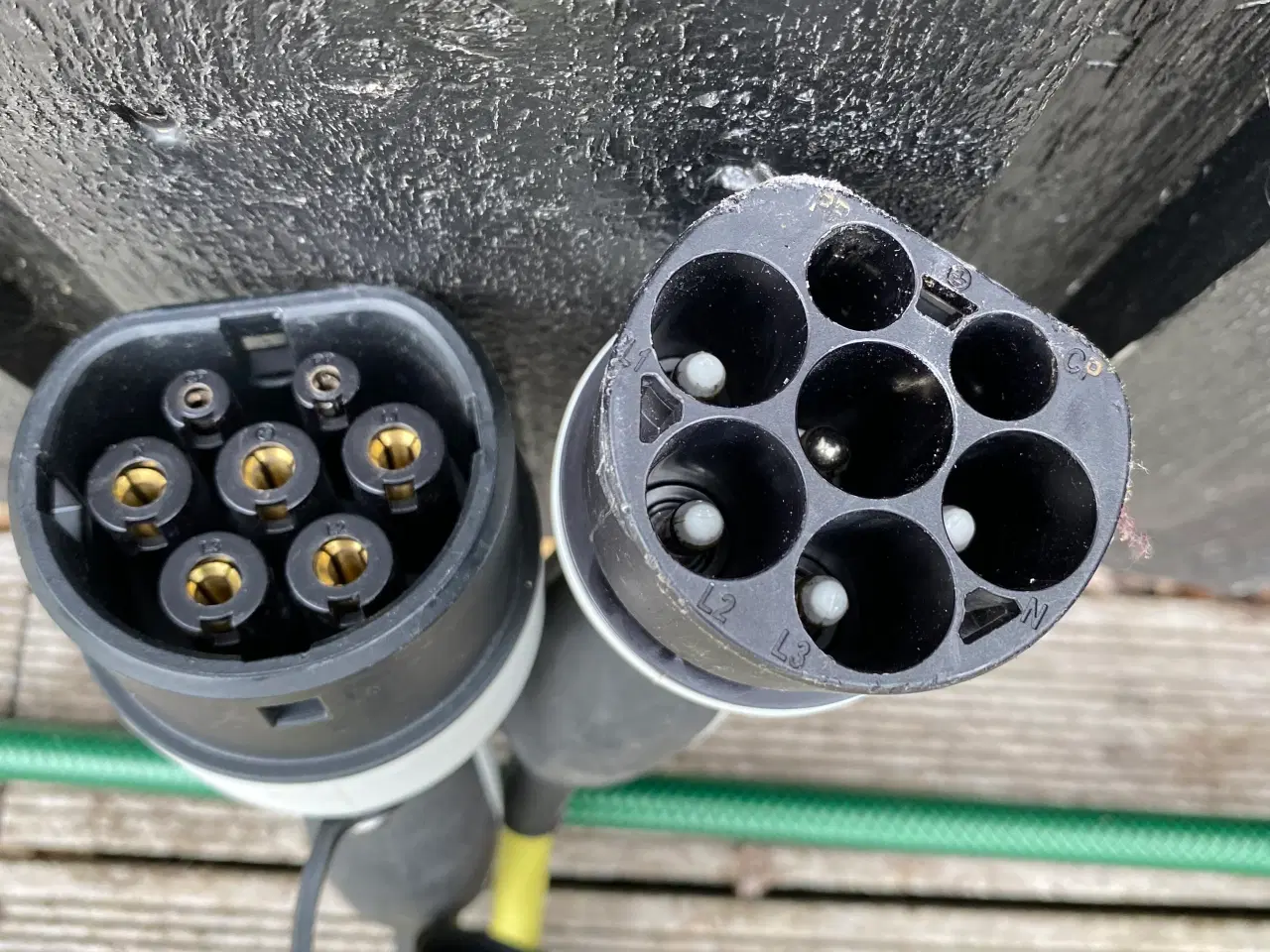 Billede 2 - Ladekabel til Elbil type 2  Mennekes 1-faset 6 m