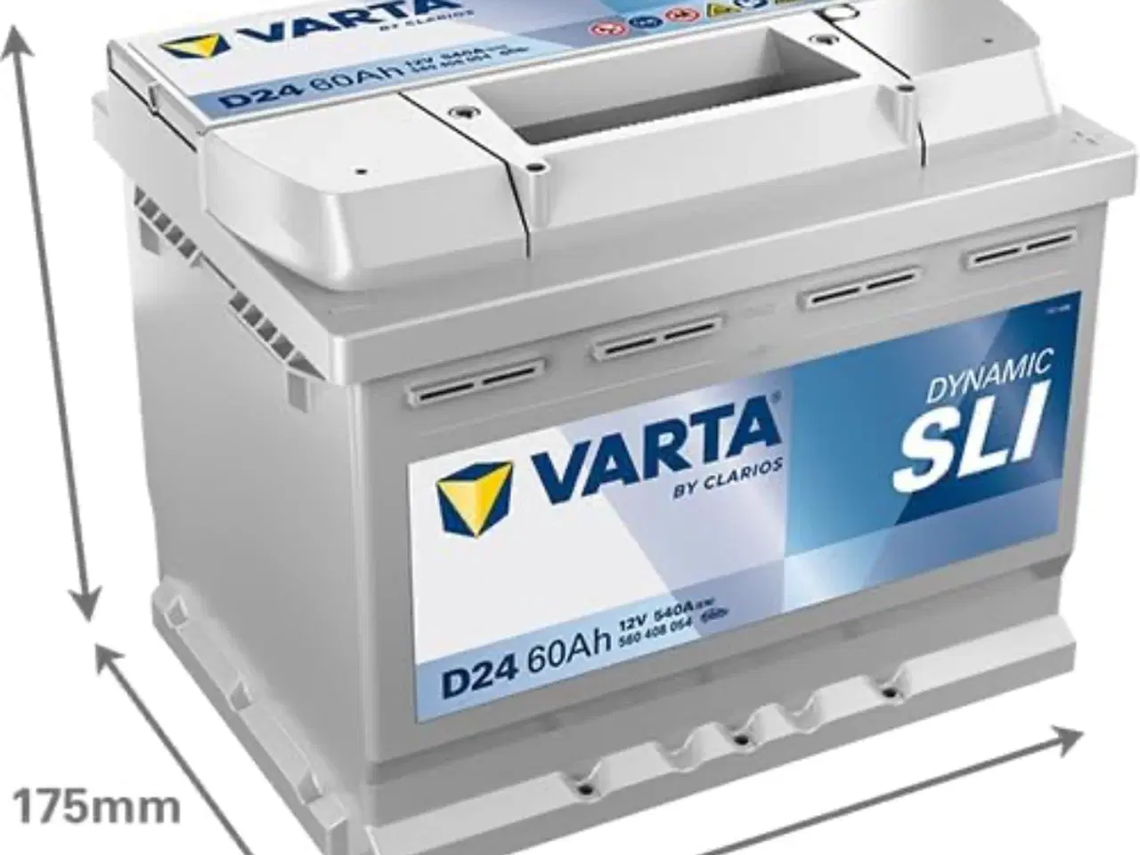 Billede 4 - Nyt Varta D24 Blue Dynamic Bilbatteri 12V 60Ah