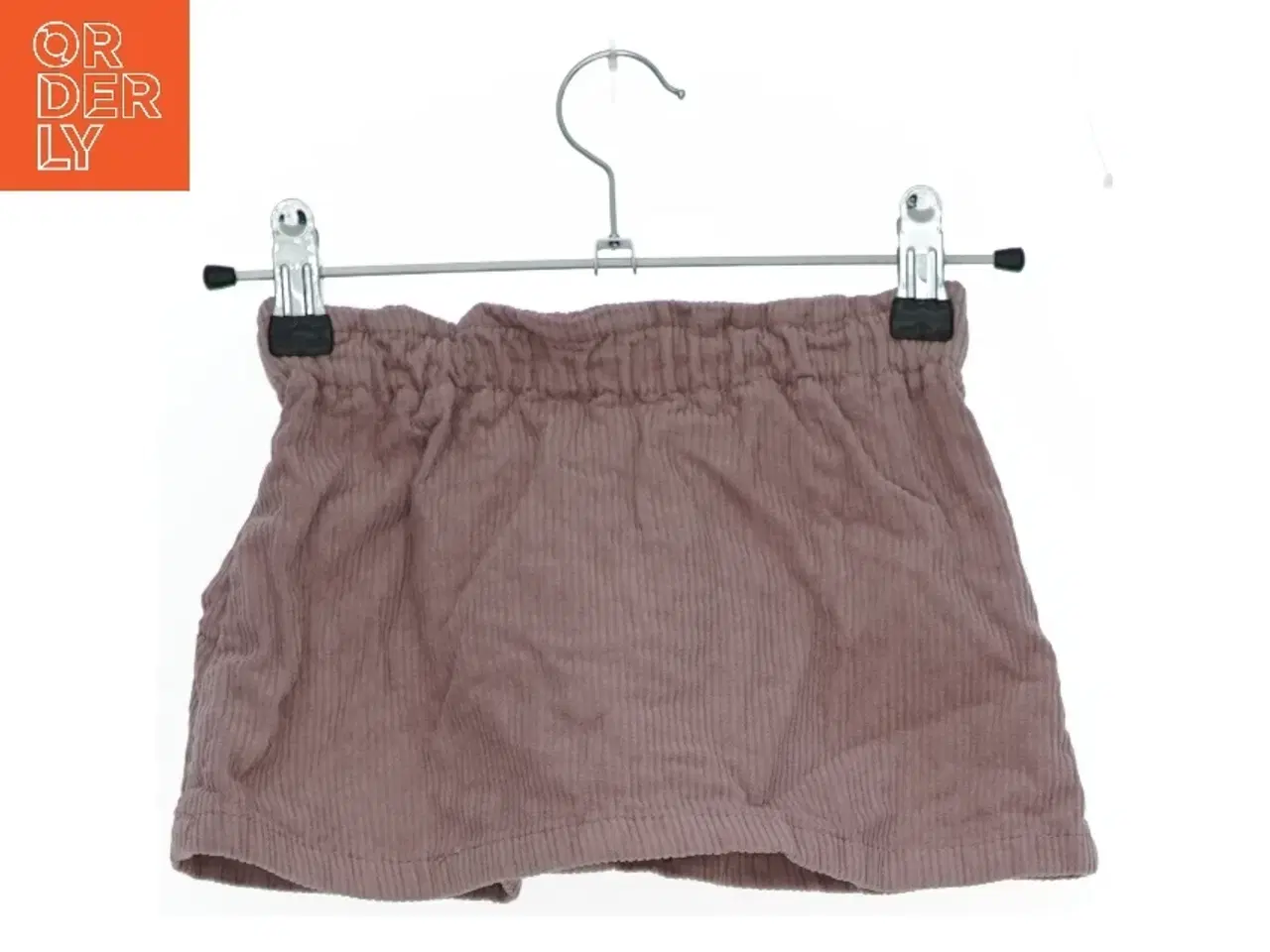 Billede 2 - Fløjlsnederdel med elastik og knapper fra VRS (str. 80)