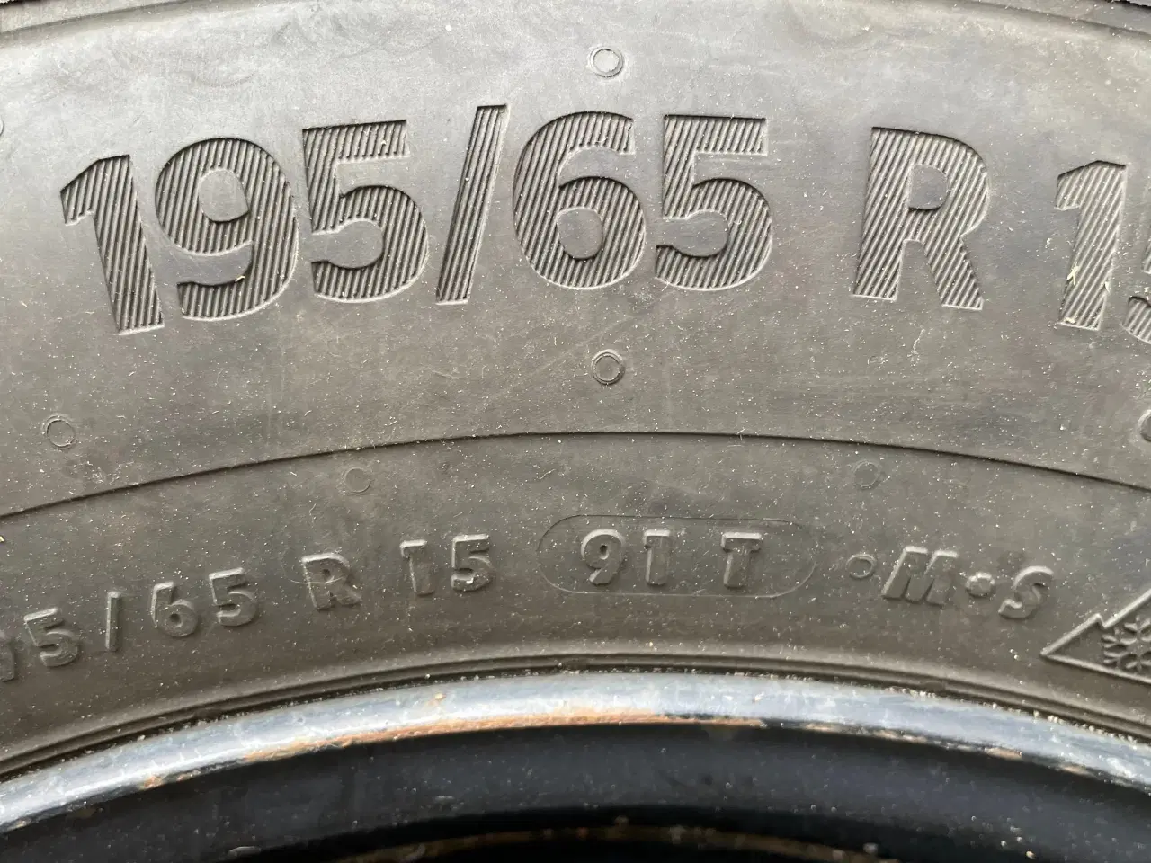 Billede 12 - 4 vinterdæk 195/R15 på stålfælge 