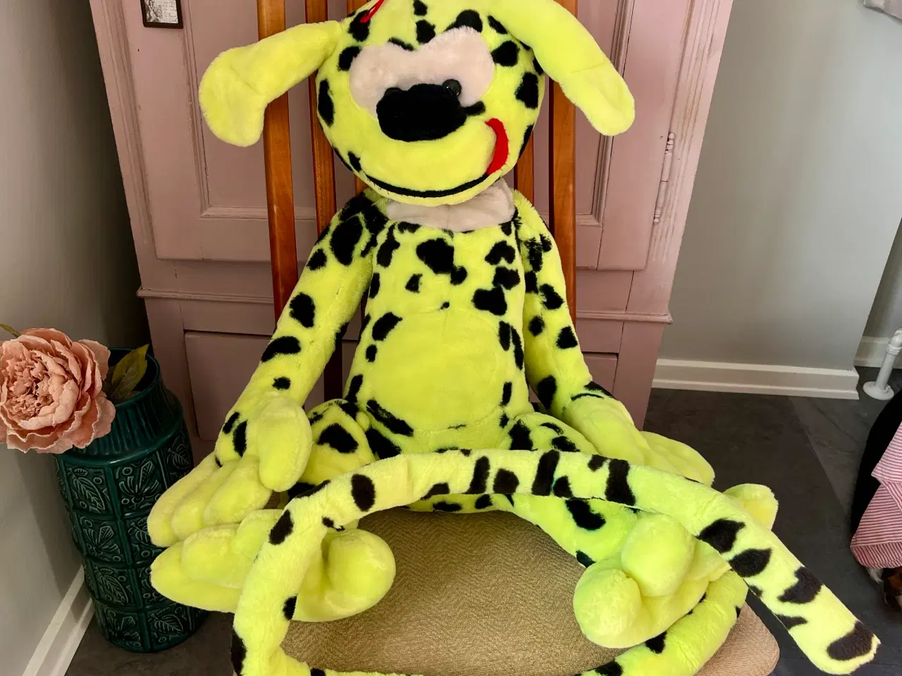 Billede 2 - Kæmpe stor Spirillen bamse - 80 cm + hale 160 cm