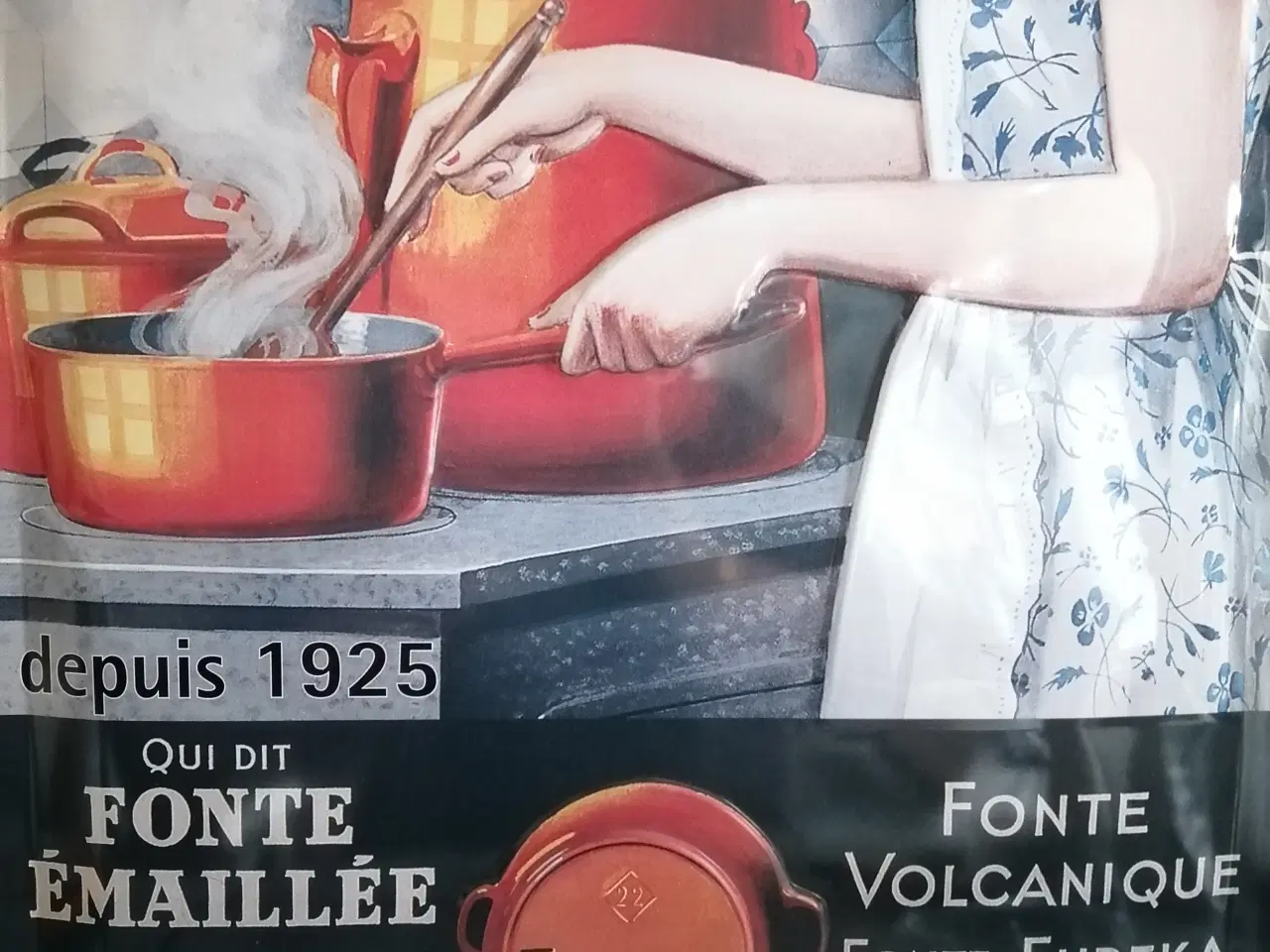 Billede 3 - METAL SkILT LE CREUSET 