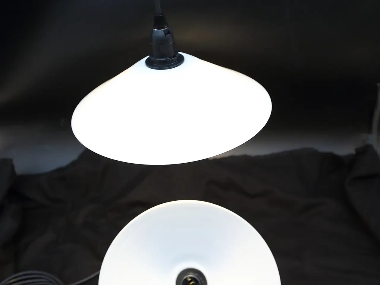 Billede 2 - 2 pendellamper med originale glasskærme 1930–40